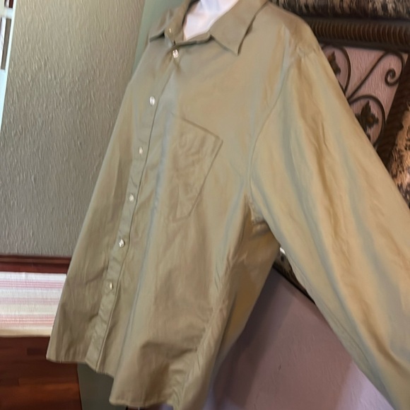 Calvin Klein Button Down Shirt green Sz 16.5 (34-35) - Picture 5 of 12